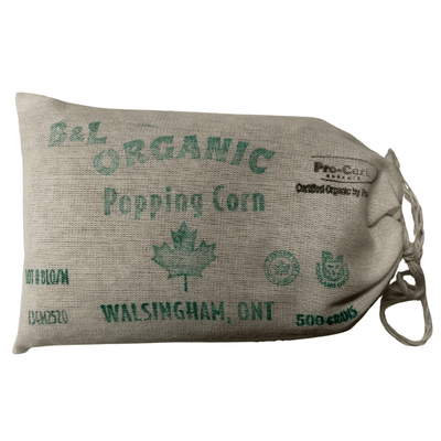 Organic Yellow Popcorn Kernels (500g) - Uncle Bob's Popcorn