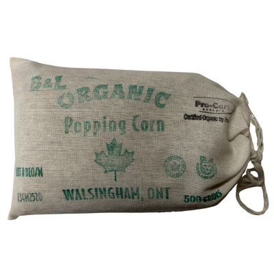 Organic Yellow Popcorn Kernels (500g) - Uncle Bob's Popcorn - Popcorn Kernels - Popcorn Seasoning