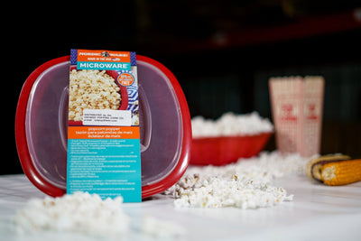 Red Microwave Bowl Popper - Uncle Bob's Popcorn
