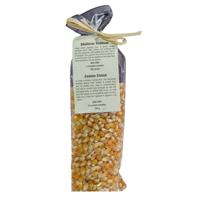Traditional Yellow Popcorn Kernels (250g) - Uncle Bob's Popcorn