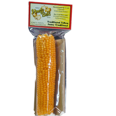 Traditional Yellow Pop A Cob - Uncle Bob's Popcorn